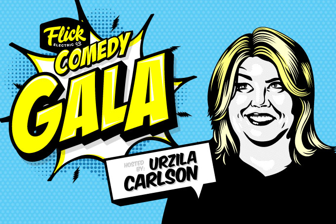 2017 Flick Electric Co. Comedy Gala hosted by Urzila Carlson on sale now!